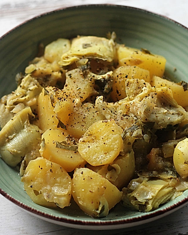 Artischocken-Kartoffel-Gemüse