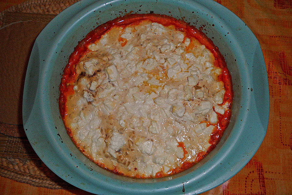 Bifteki in Metaxa-Sahne-Sauce