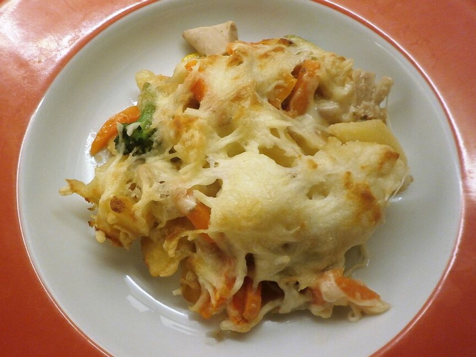 Schupfnudelgratin mit gekochtem Schinken und Brokkoli von simoneCook ...