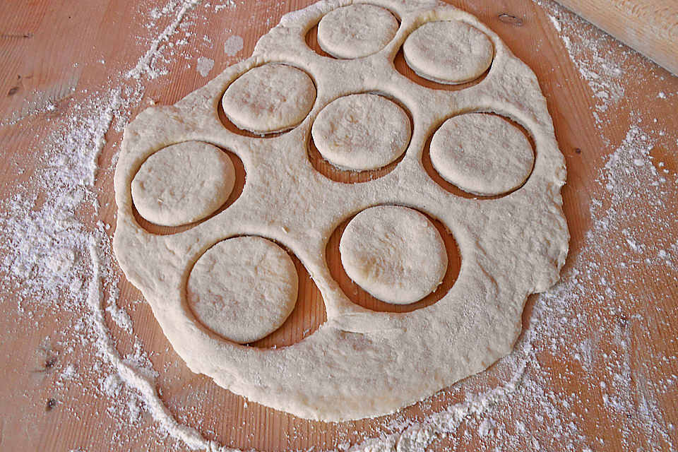 Amerikanische Milchbrötchen