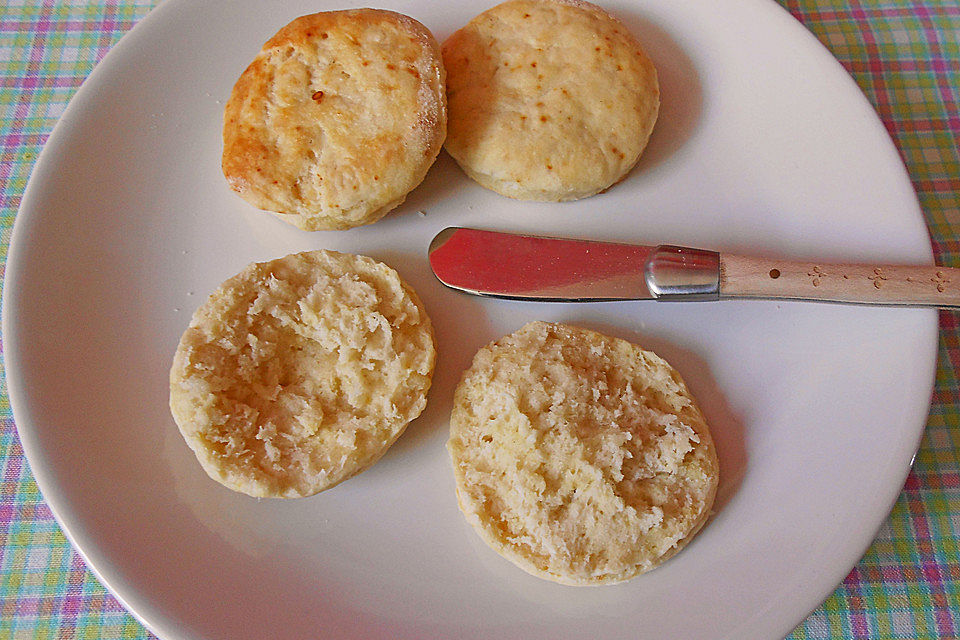 Amerikanische Milchbrötchen