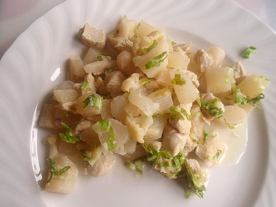 Schnelle Putenpfanne mit Schwarzwurzeln für 2 Personen von movostu ...