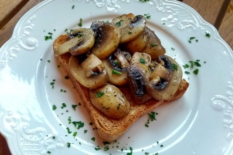 Knoblauch-Champignons