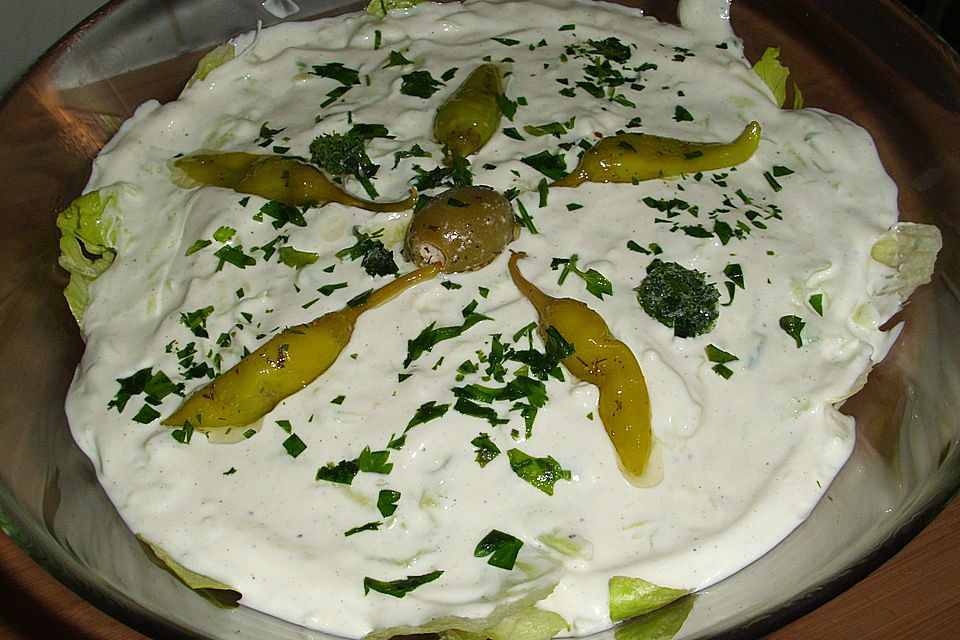 Utes griechischer Schichtsalat