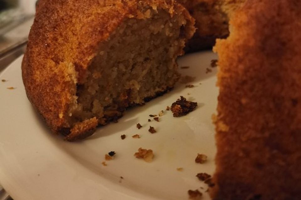 Karibisches Bananenbrot oder Bananenkuchen