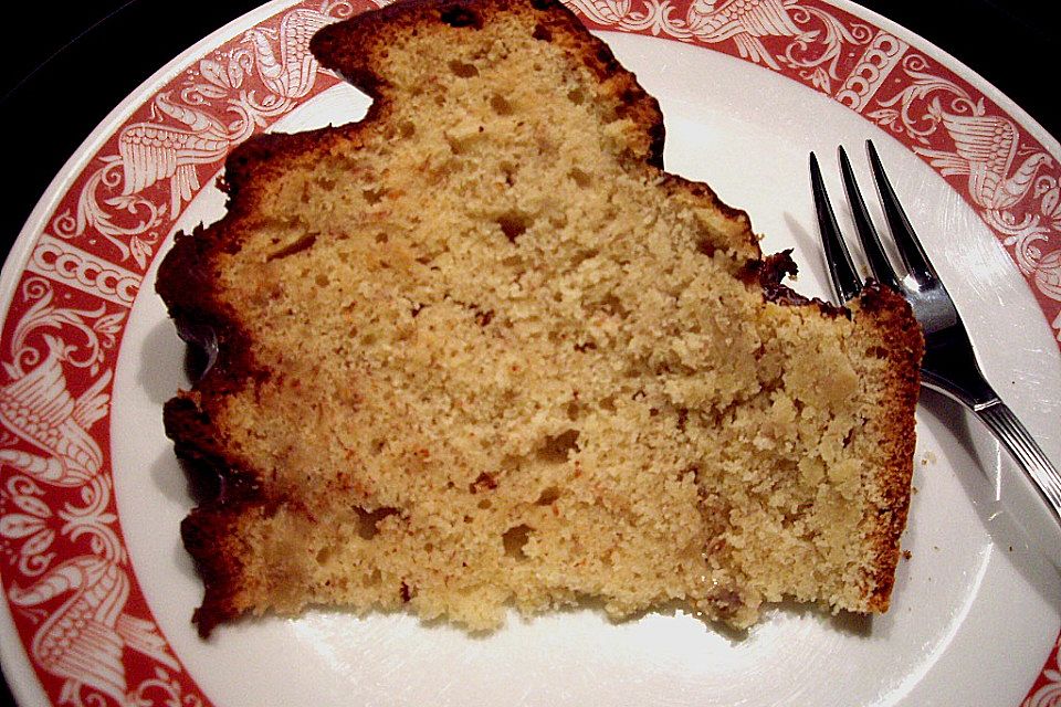 Karibisches Bananenbrot oder Bananenkuchen