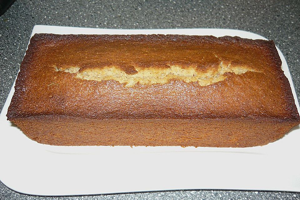 Karibisches Bananenbrot oder Bananenkuchen