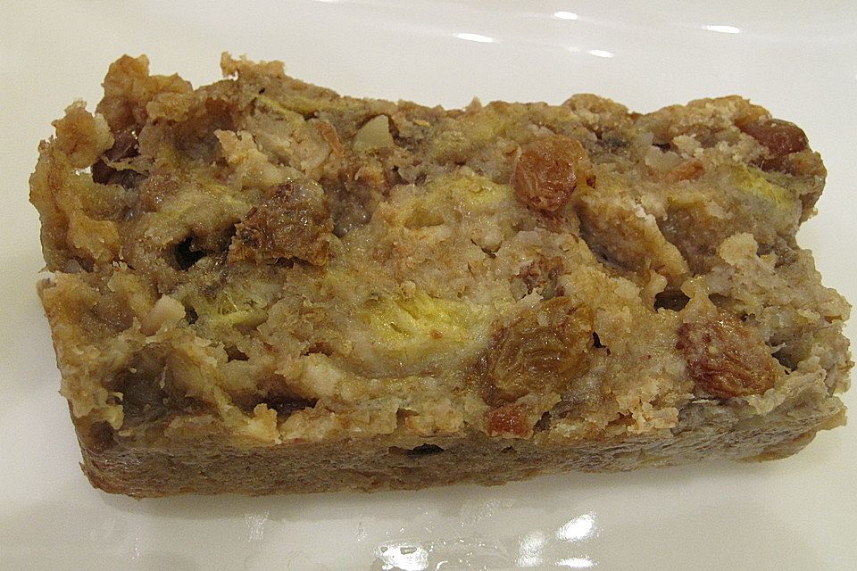 Karibisches Bananenbrot oder Bananenkuchen