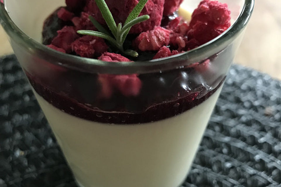 Mikeys Rosmarin Panna Cotta