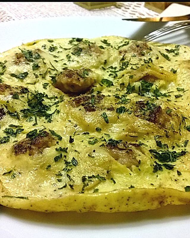 Bratwurst-Omelett