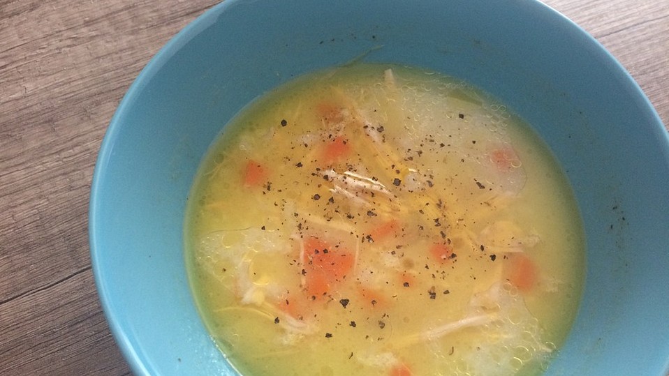 Griechische Hühnersuppe mit Zitrone von UtiS83 Griechische Hühnersuppe mit Zitrone von UtiS83