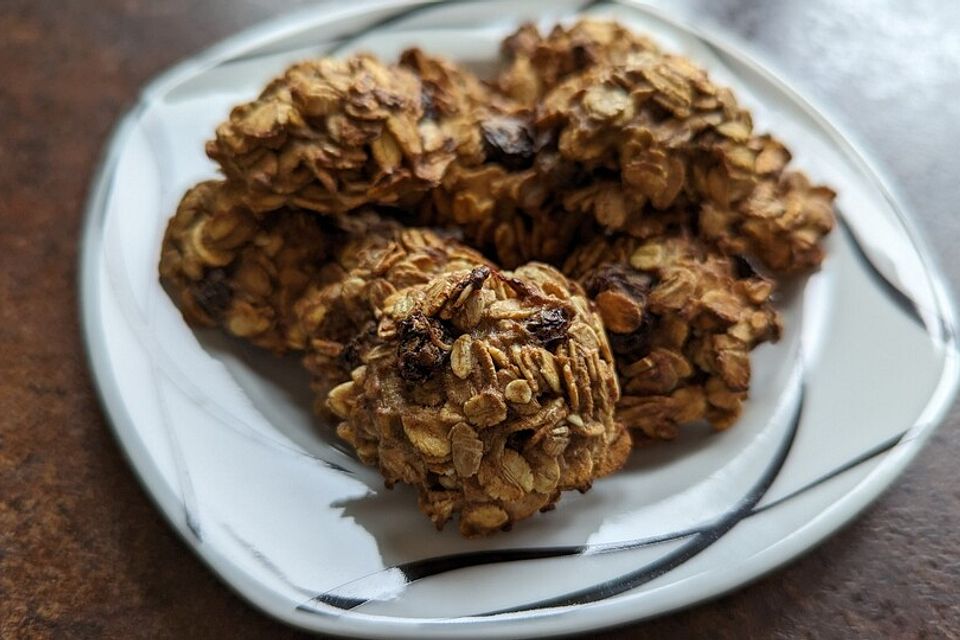 Haferflocken-Bananen Cookies