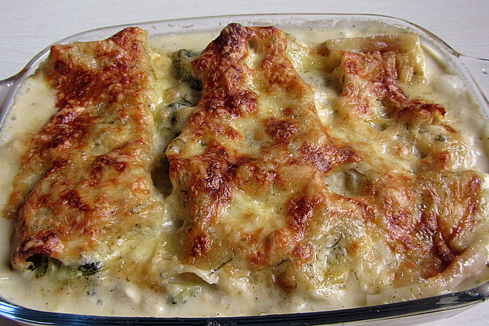 Brokkoli-Lachs-Lasagne