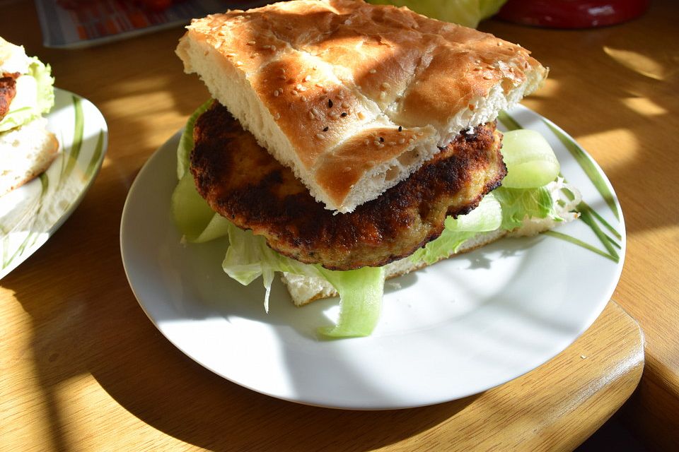 Vietnamesische Hähnchen-Burger