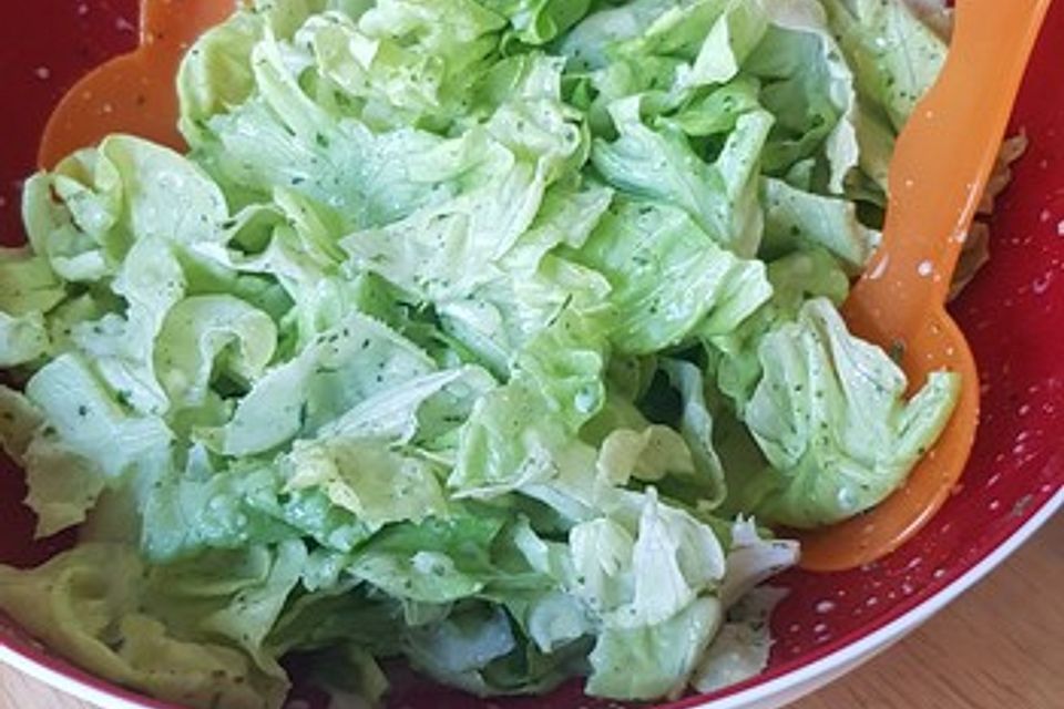 Salat-Dressing mit Joghurt (ohne Sahne) für alle Salate geeignet