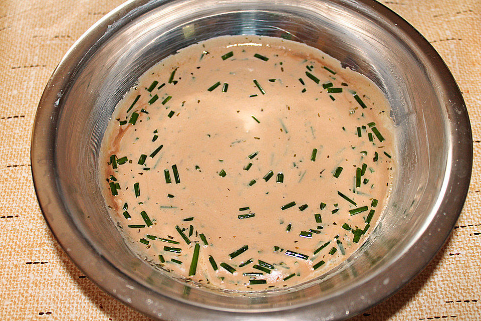 Salat-Dressing mit Joghurt (ohne Sahne) für alle Salate geeignet