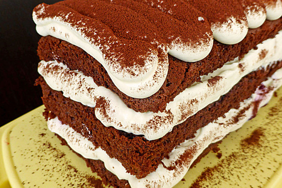 Tiramisu-Himbeer Kuchen