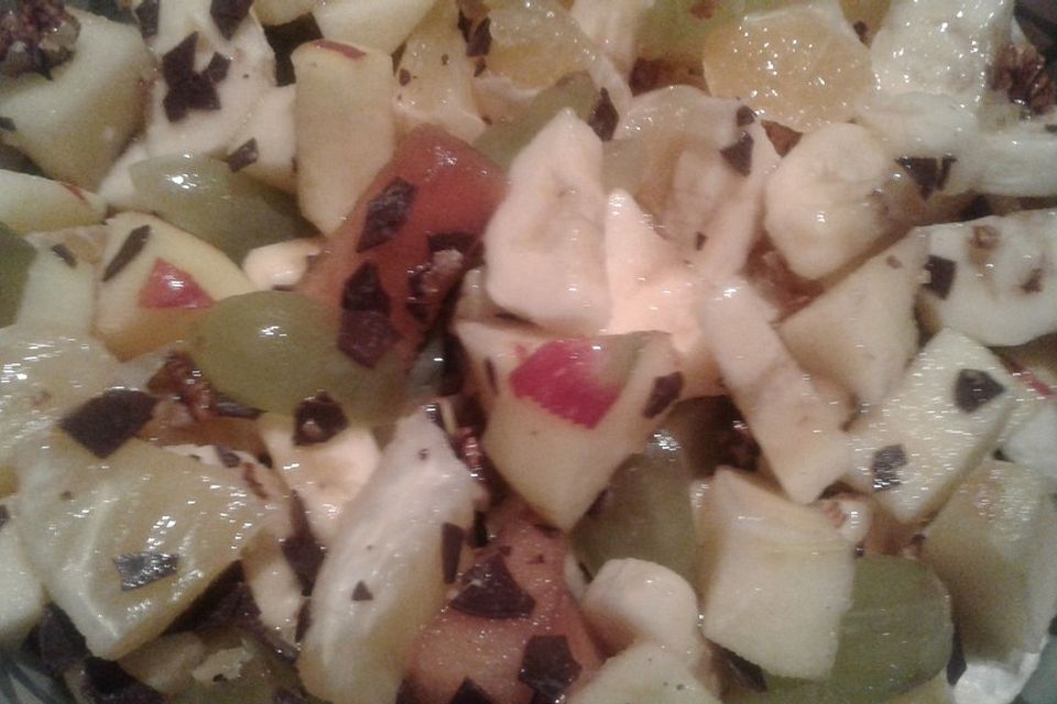 Winterlicher Obstsalat