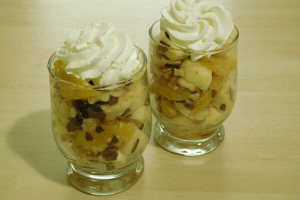 Winterlicher Obstsalat