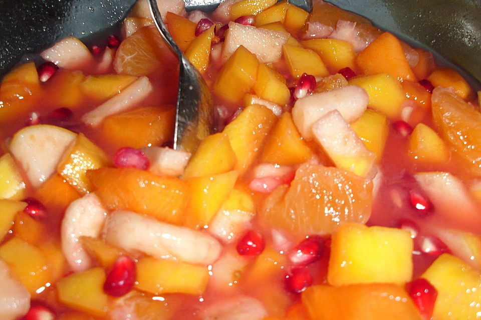 Winterlicher Obstsalat