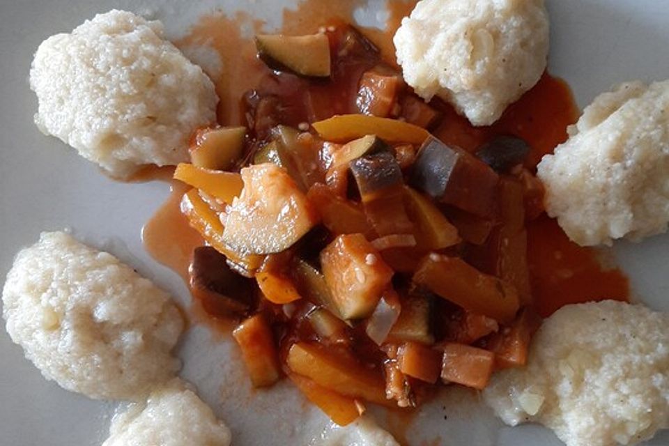 Kräutergnocchi alla Verdura