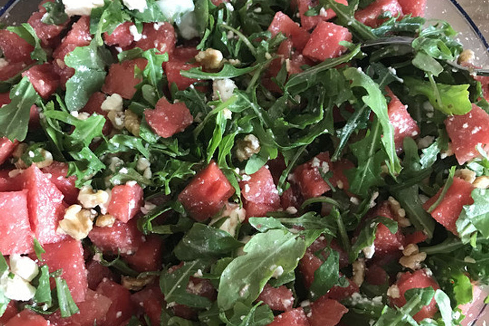 Melonensalat mit Feta