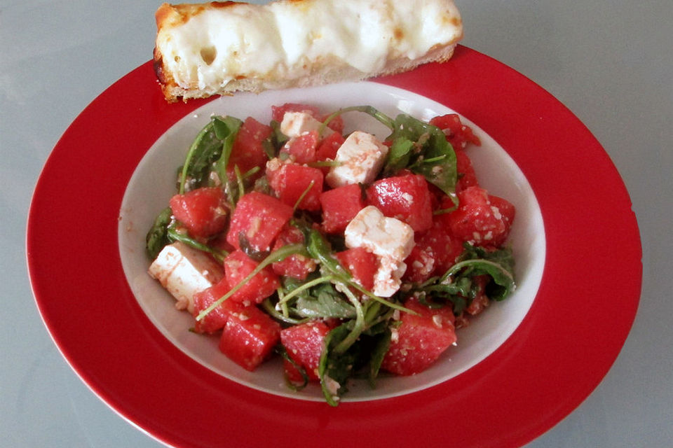 Melonensalat mit Feta