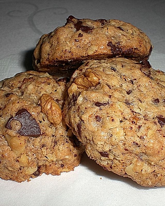 Schoko-Walnuss-Cookies