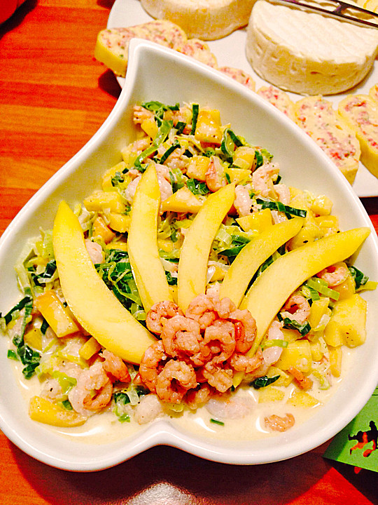 Mangosalat mit Krabben und Porree von UtiS83 | Chefkoch