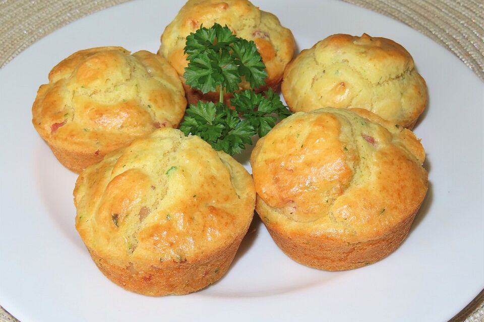 Zwiebel-Speck-Muffins