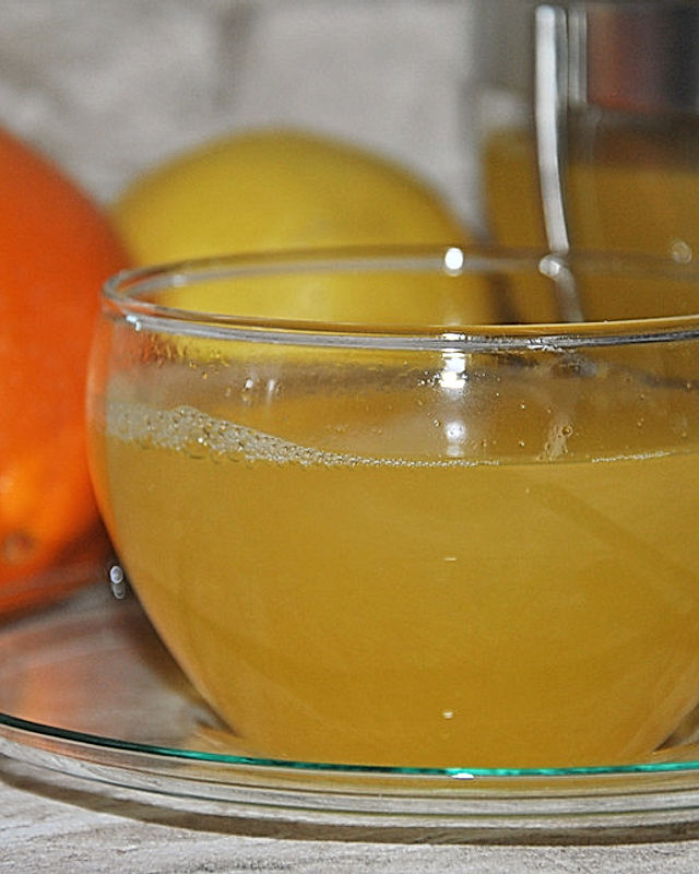 Orangen-Ingwer-Tee