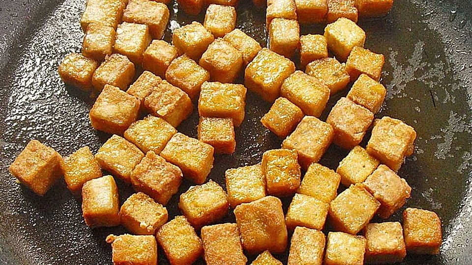 Grundrezept Fur Knusprig Gebratenen Tofu Von Gloryous Chefkoch