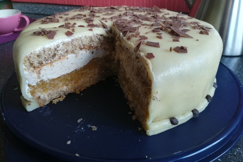 Apfeltorte mit Mascarponecreme