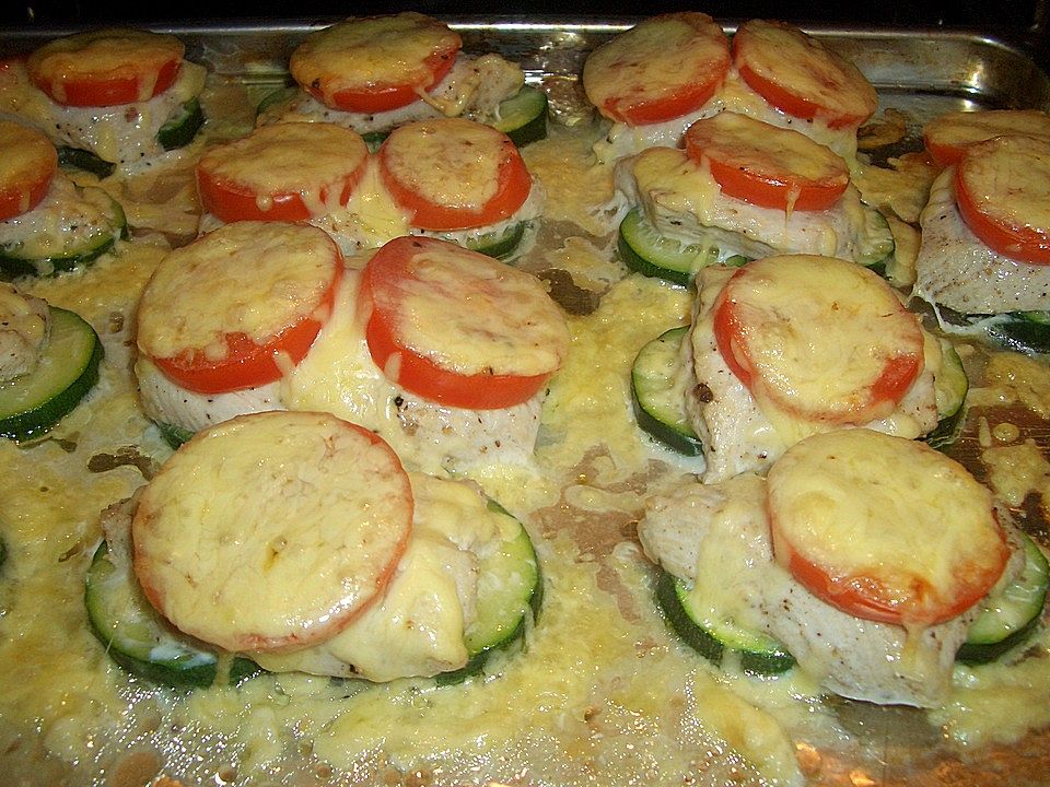 Putenschnitzel mit Gemüse überbacken von puffel84| Chefkoch