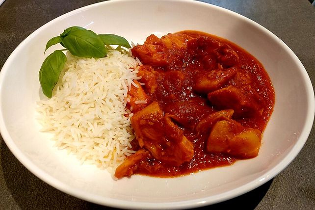 Scharfes indisches Hähnchen-Curry von Tzwiggl| Chefkoch
