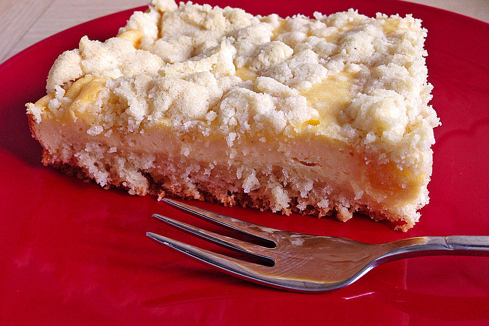 Quark-Streusel-Kuchen