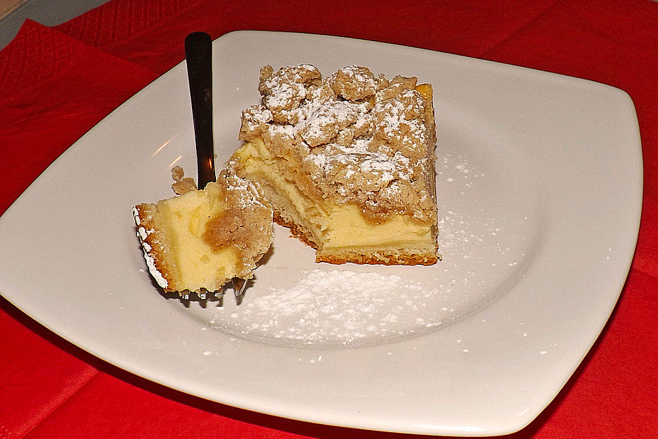 Quark-Streusel-Kuchen