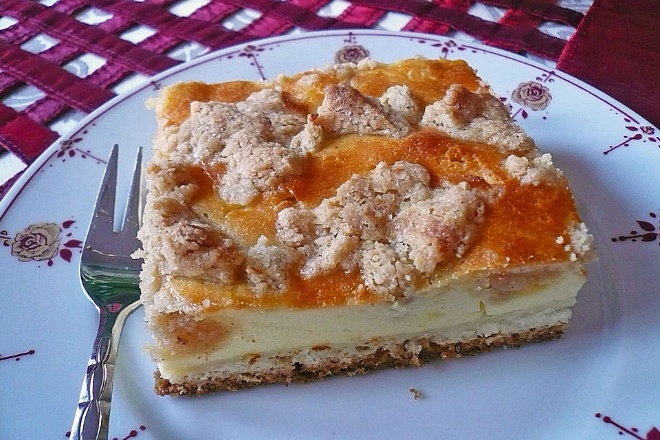 Quark-Streusel-Kuchen