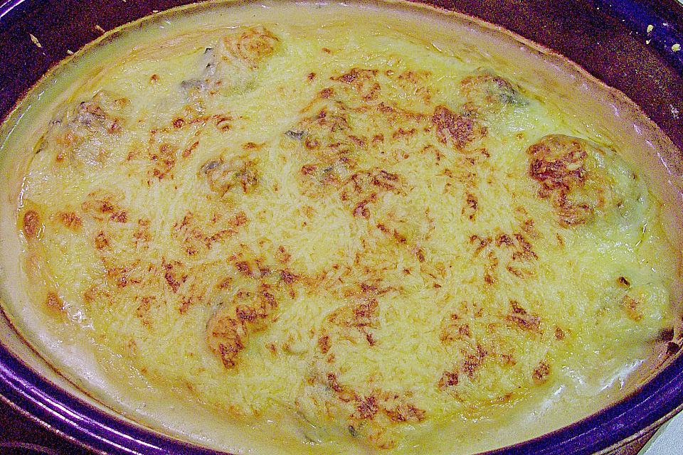 Blumenkohlauflauf mit Hackbällchen Blumenkohlauflauf mit Hackbällchen