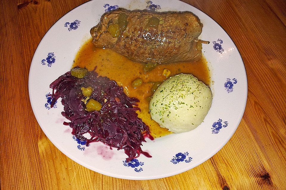 Rindsroulade mit Gyrosfüllung