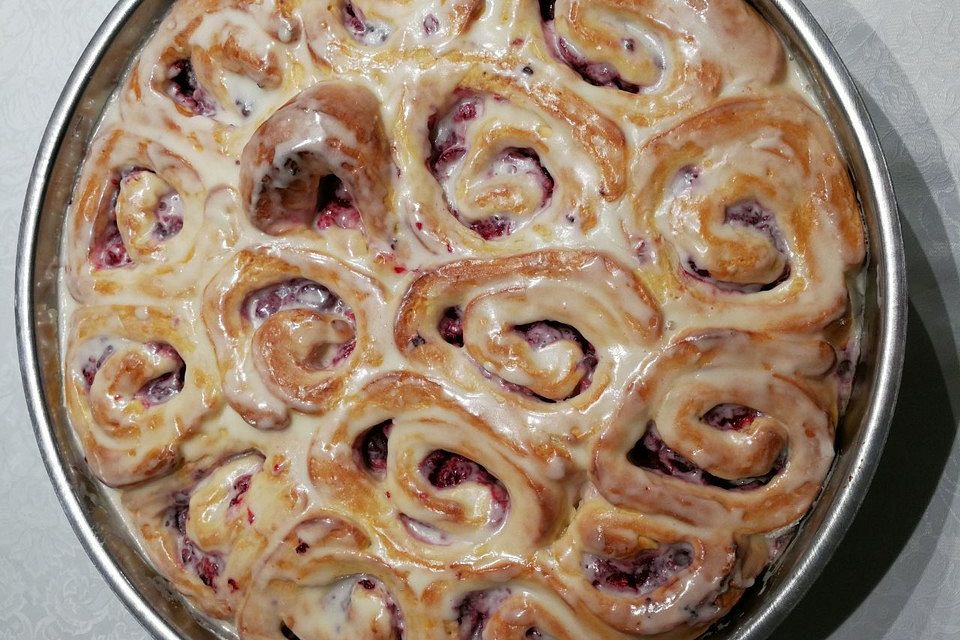 Himbeer Swirl Rolls