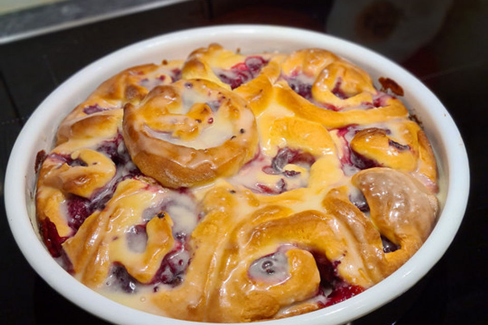 Himbeer Swirl Rolls