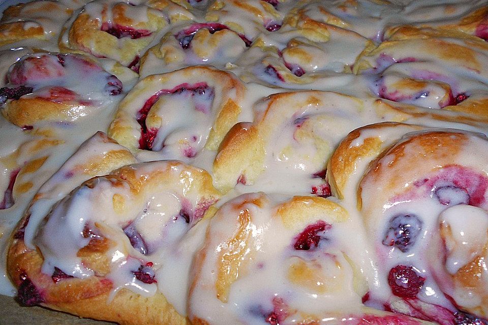 Himbeer Swirl Rolls