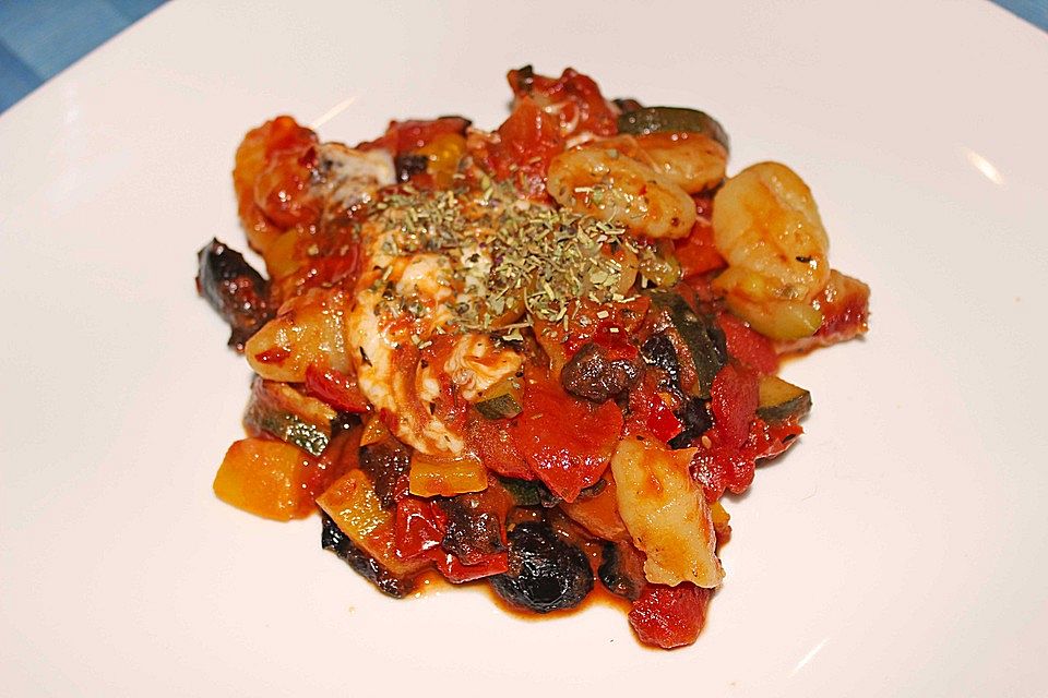 Mediterraner Gnocchi-Gemüse-Auflauf à la Julia