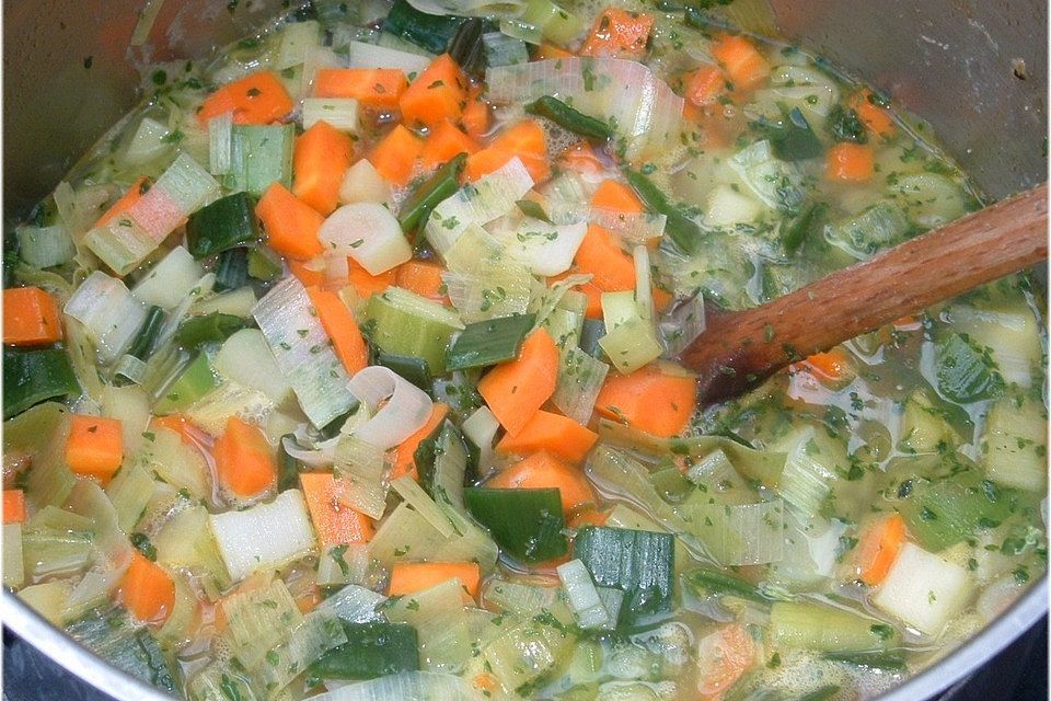 Lauch-Karotten-Suppe