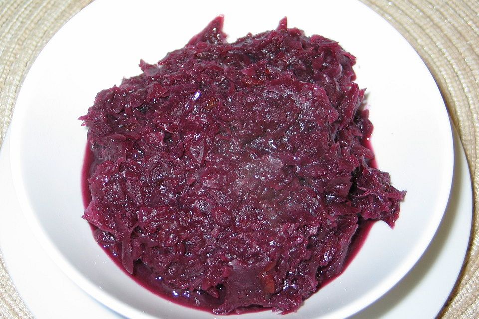 Apfelrotkohl