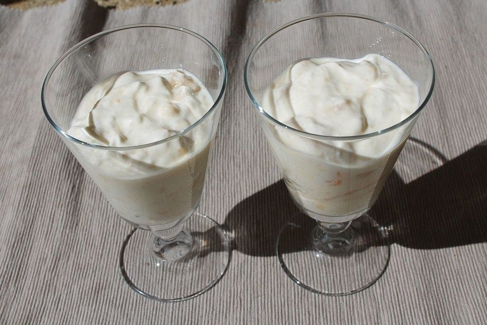 Mandarinen-Bananen-Joghurt-Dessert