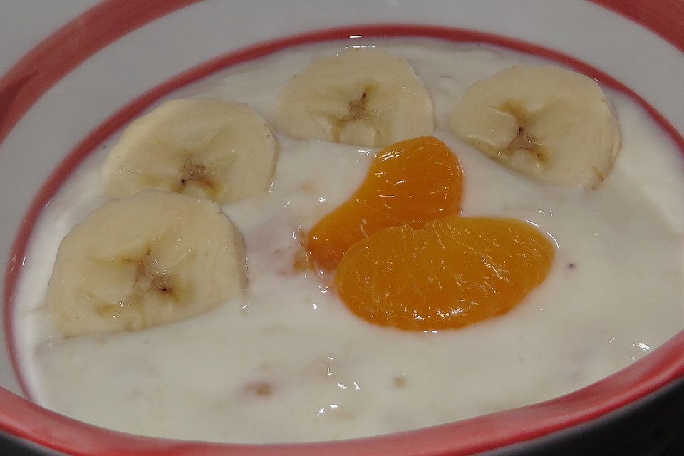 Mandarinen-Bananen-Joghurt-Dessert