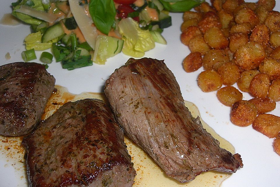 Lammsteak aus dem Ofen