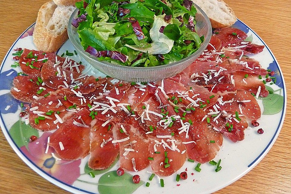 Carpaccio vom Wildschweinschinken